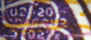 一佰元人民币上的微小字印刷(X-Loupe G20)